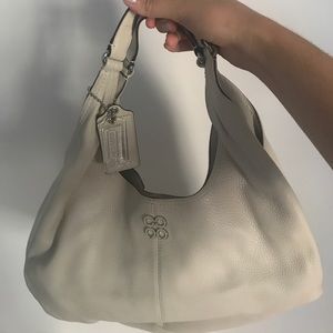 Coach White Leather handbag