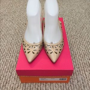 EUC Kate Spade♠️Nude Jacey PowderPatent heel 61/2M EUC Kate Spade♠️Nude Jacey PowderPatent heel 61/2M