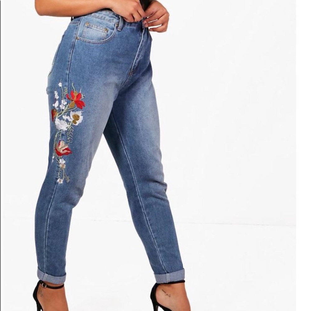 Embroidered jeans