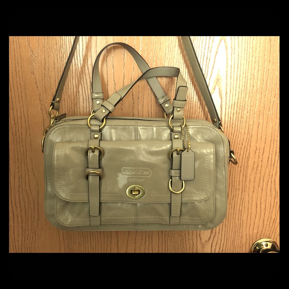 COACH patent leather bag