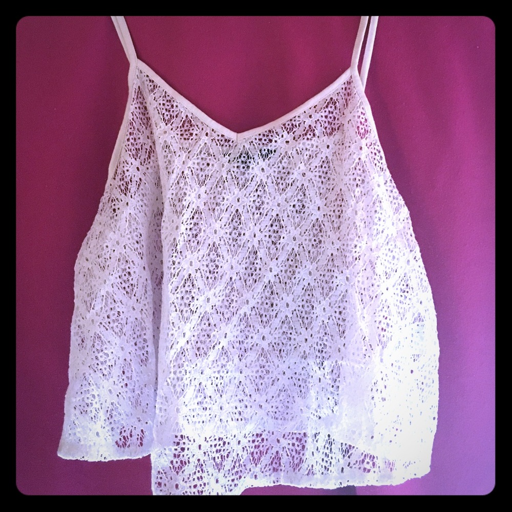 American Eagle Large lace tank