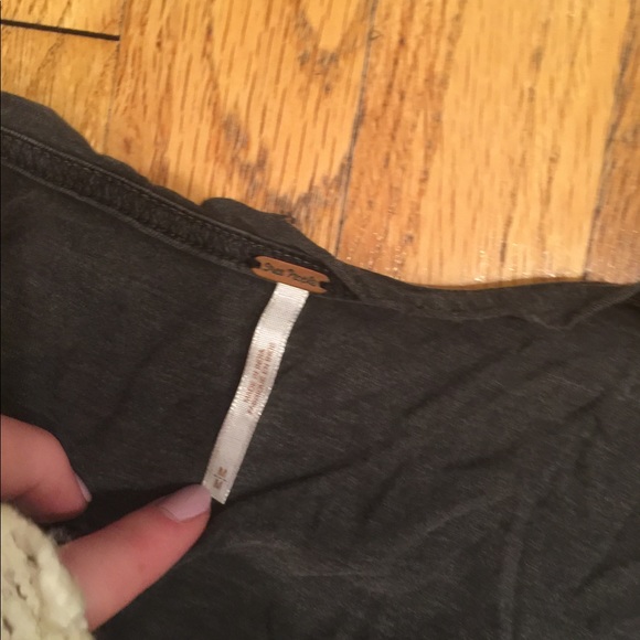 Free People Grey Comfy Jumper Size M - Picture 3 of 5