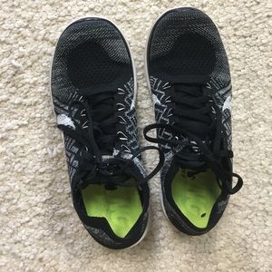 Nike Free Flyknit 4.0 black & white