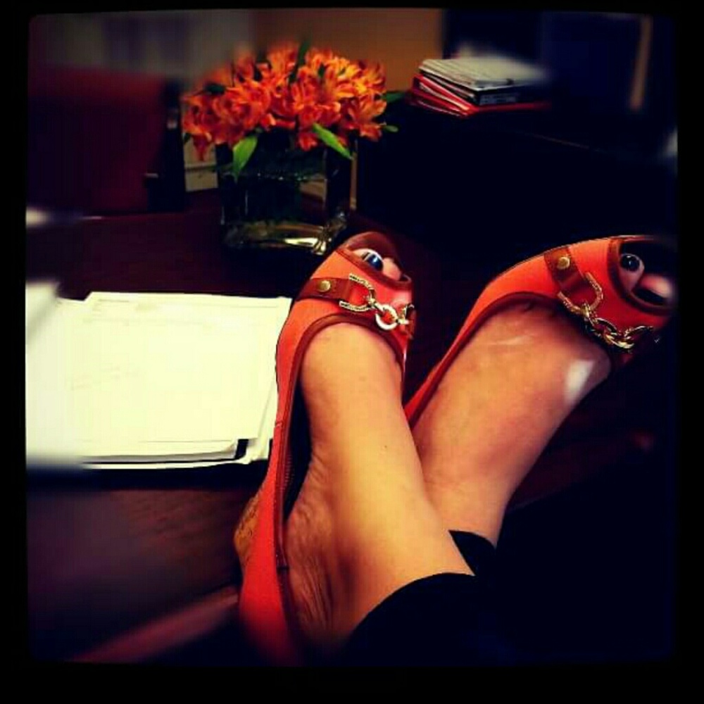Tommy Hilfiger Coral Wedges