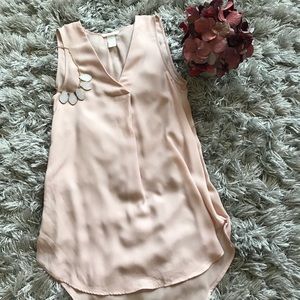 H&M Creped Blouse Tank - Blush H&M Creped Blouse Tank - Blush