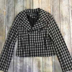 Urban Behavior Short Check Coat