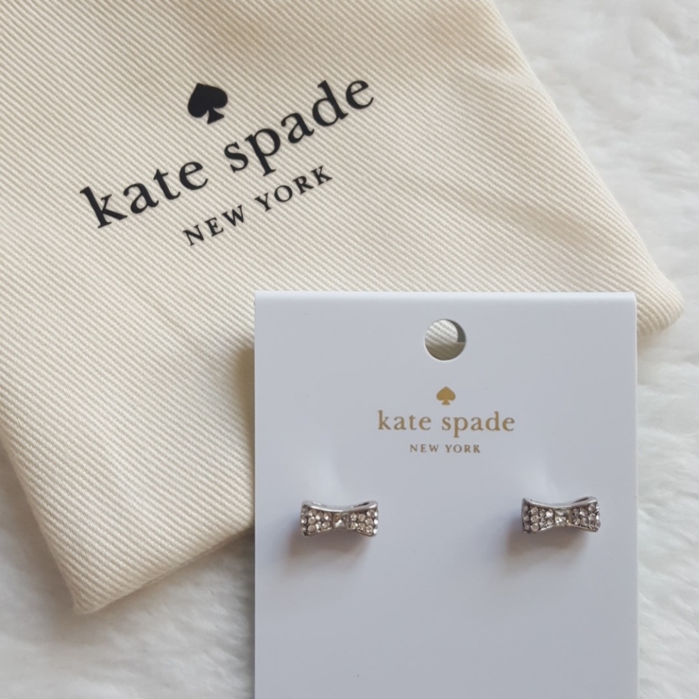 🎀NWT🎀 Kate Spade Silver Bow Earrings
