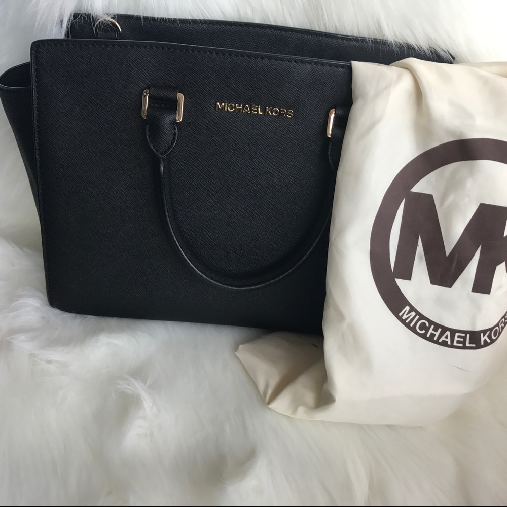 💕Michael Kors Large Selma Leather