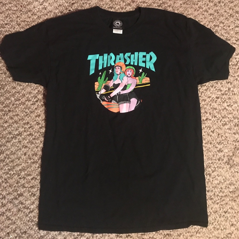 Motorcycle Babes Thrasher 🔥 Shirt