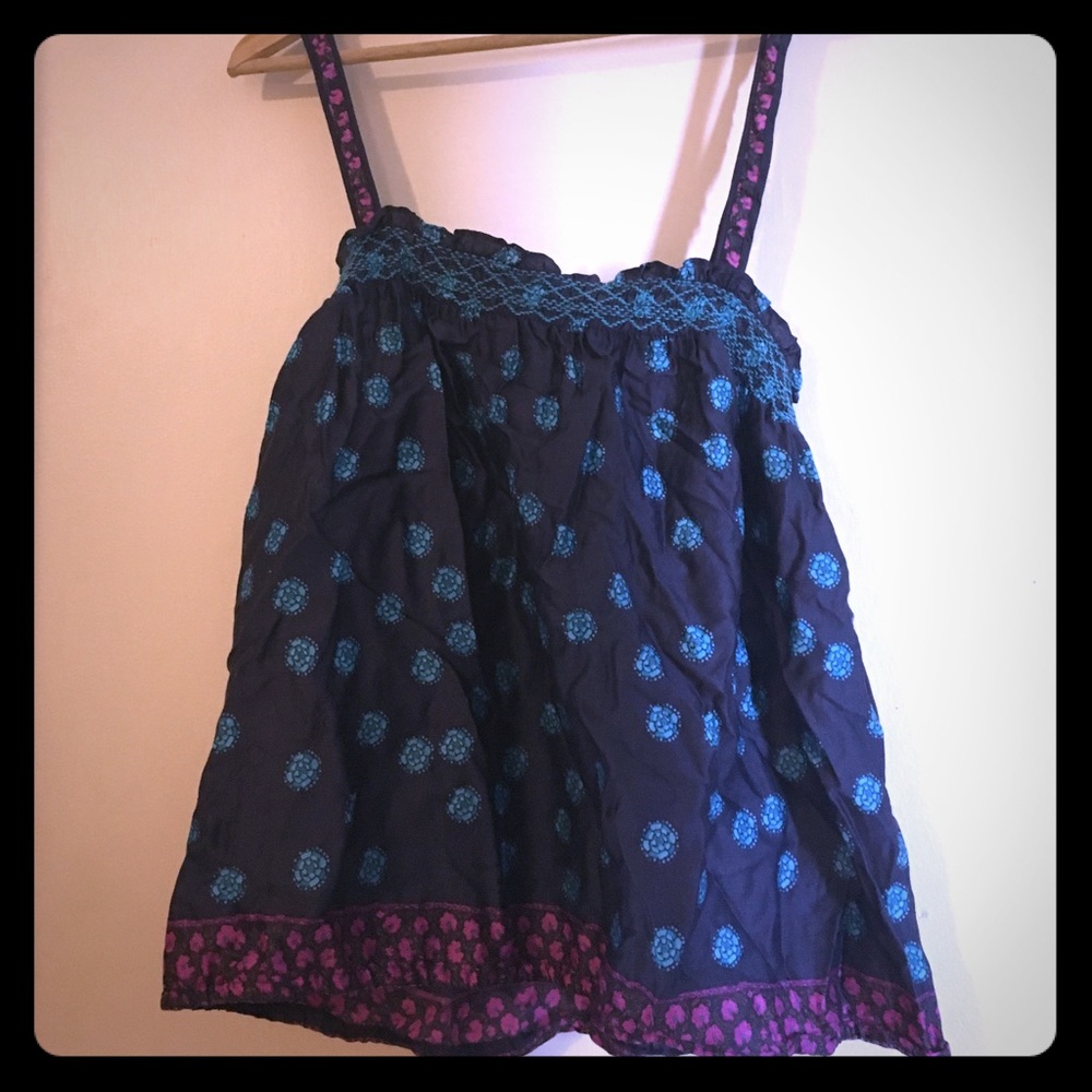 American Eagle Hippie Flowy Tank XL