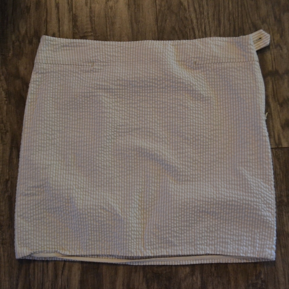 pinstripe skirt