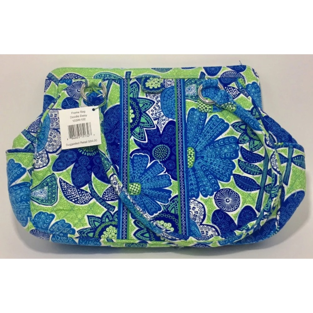 VERA BRADLEY Frame Bag DOODLE DAISY