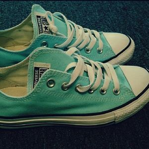 Turquoise Converse Chuck Taylor's