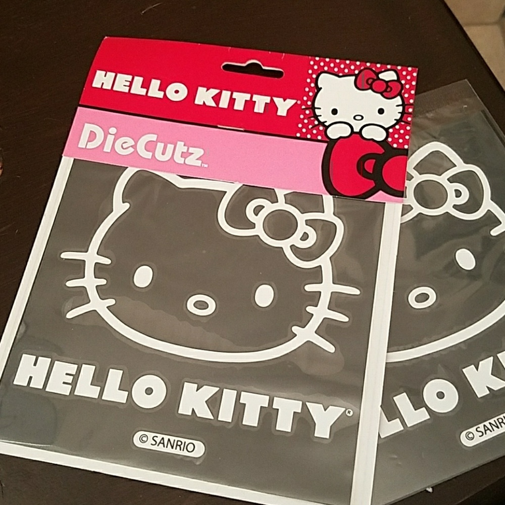 HELLO KITTY WINDOW DECALS