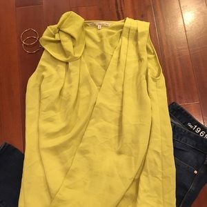 Yellow Rachel Roy sleeveless Blouse