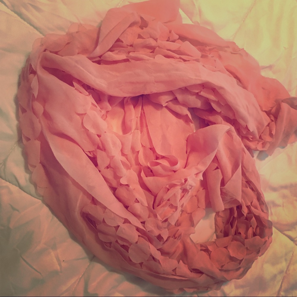 Pink scarf