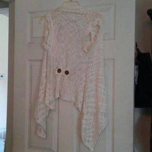 Woven sweater vest sz M