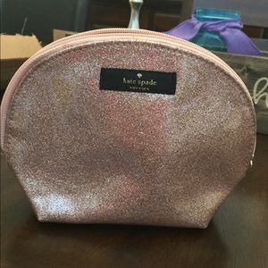 Kate Spade Glitter Bug Rose Gold pouch
