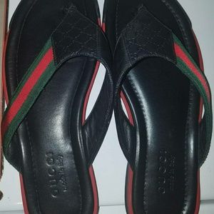 Gucci mens leather sandals