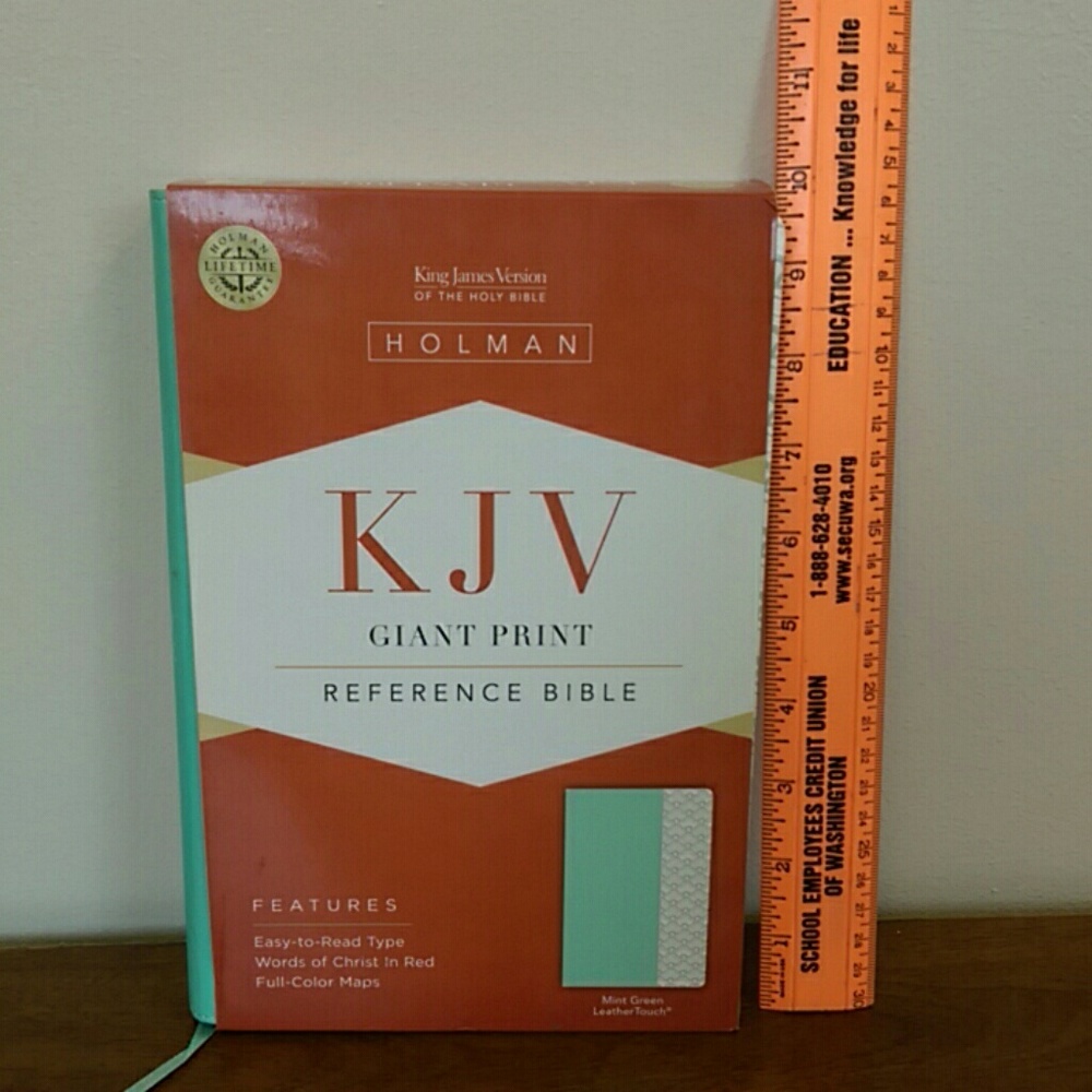 Giant print KJV Holy Bible, NIB - Picture 2 of 8
