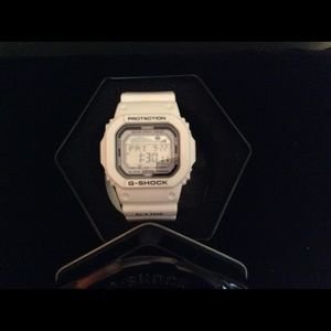 G Shock White Digital Men's Watch