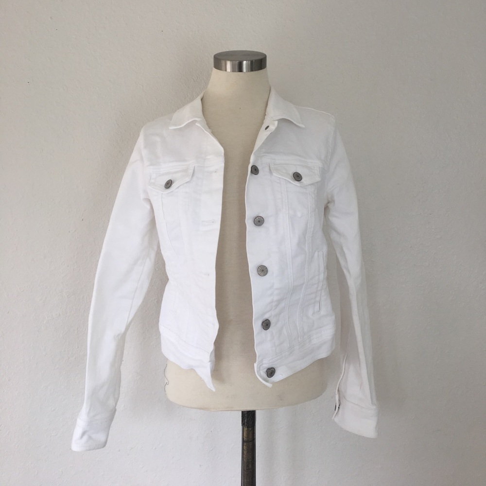 Old navy white denim jacket