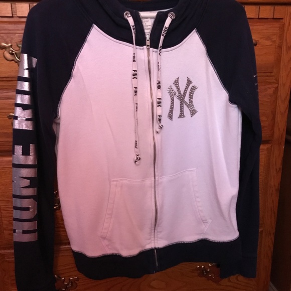 yankee hoodies pink by victoria's secret