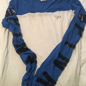 VS Bed shirt with sequin accents