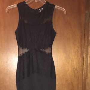 Black evening gown