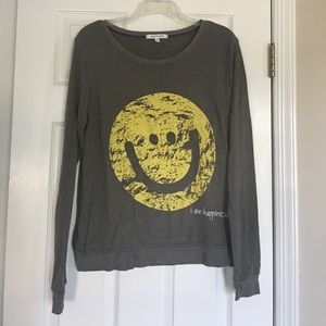 Grey thin sweatshirt