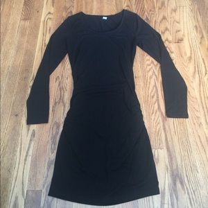 Black maternity dress