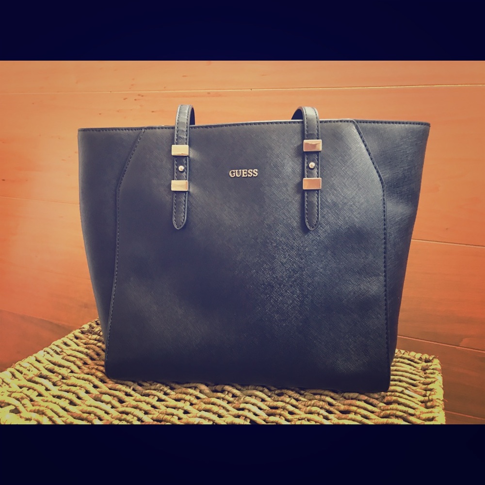 Guess Leather Tote- Great Condition