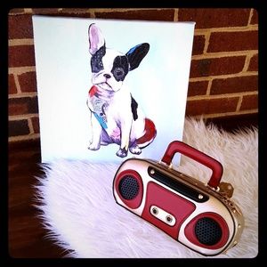 Pink Haley Radio/Stereo Purse Red