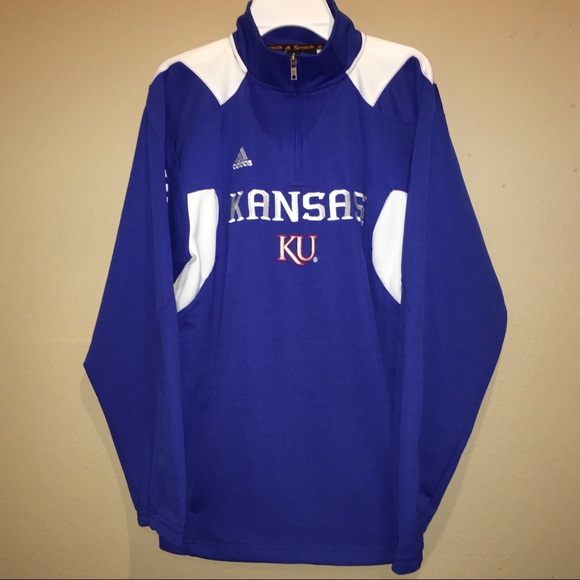 Boy's size Large adidas Kansas University shirt - Picture 1 of 2