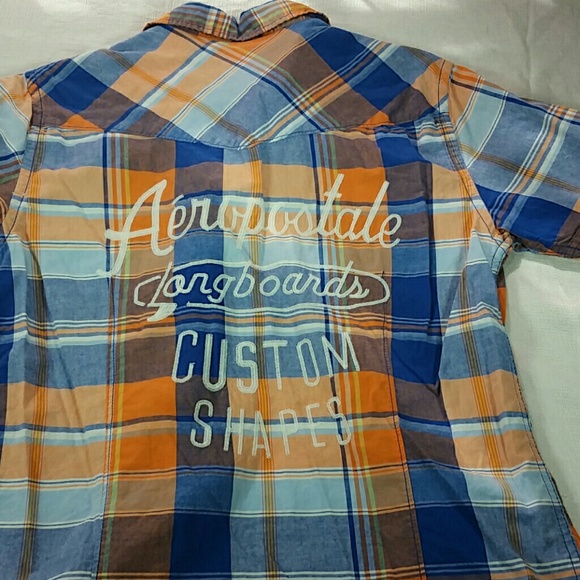 Aeropostale pearl snap plaid button down - Picture 5 of 5