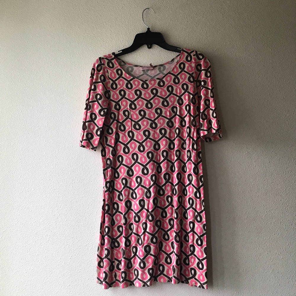 Juicy Couture Geometric Tee Shirt Dress