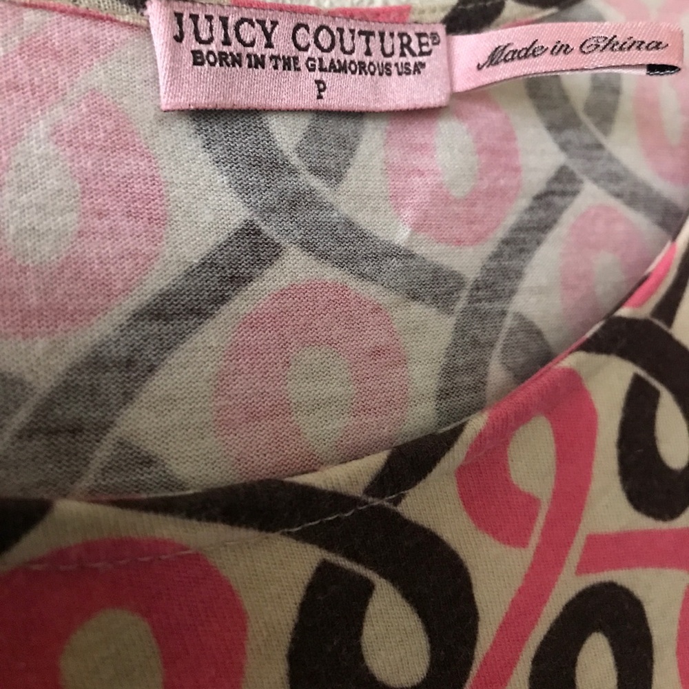 Juicy Couture Geometric Tee Shirt Dress - Picture 3 of 4