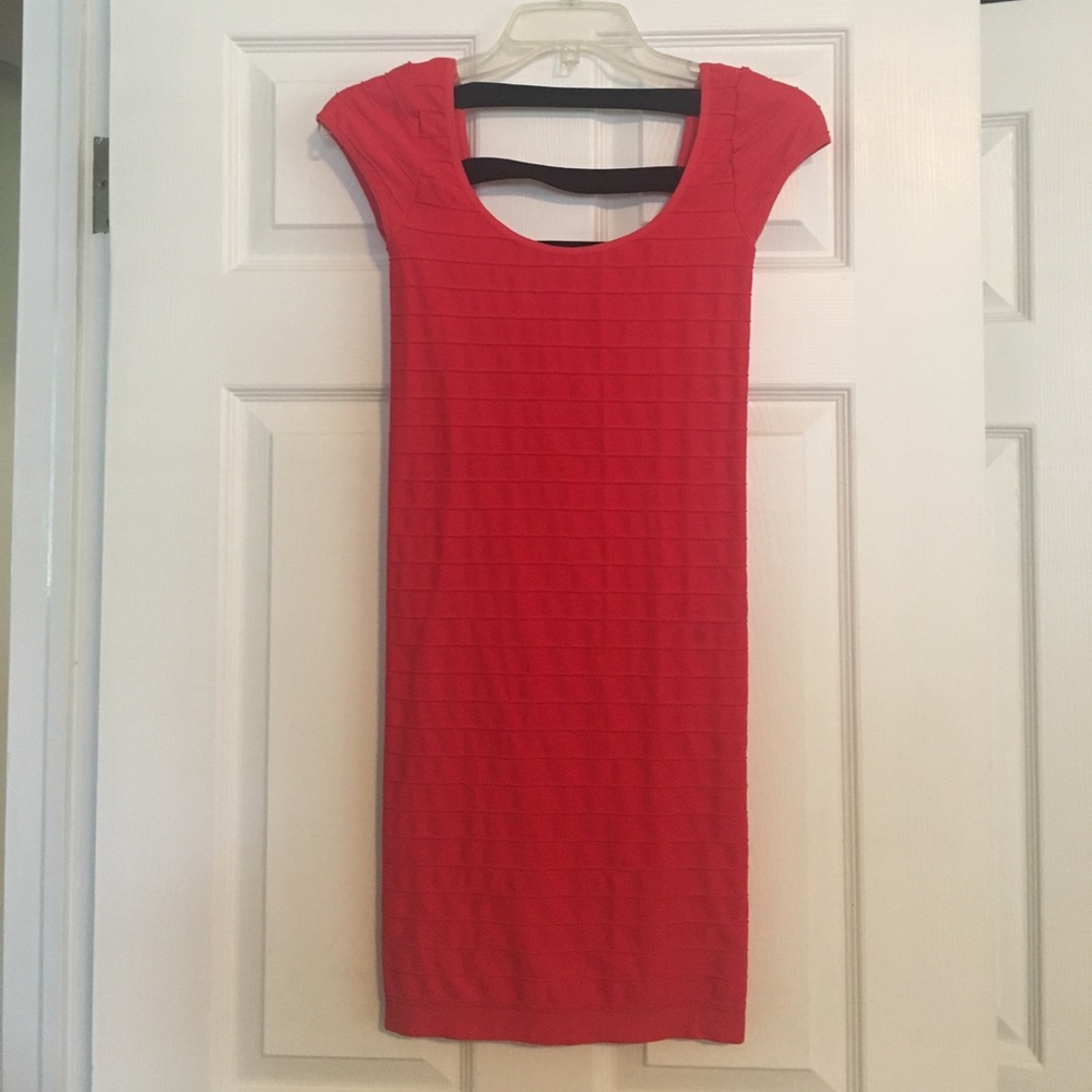 Bebe red mini dress. Size small.