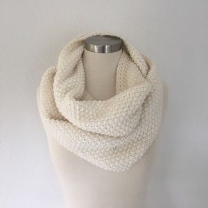 Cream infinity scarf