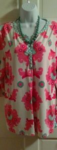 Charter club retro tunic NWOT