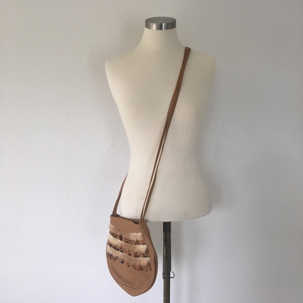 Crossbody leather bag