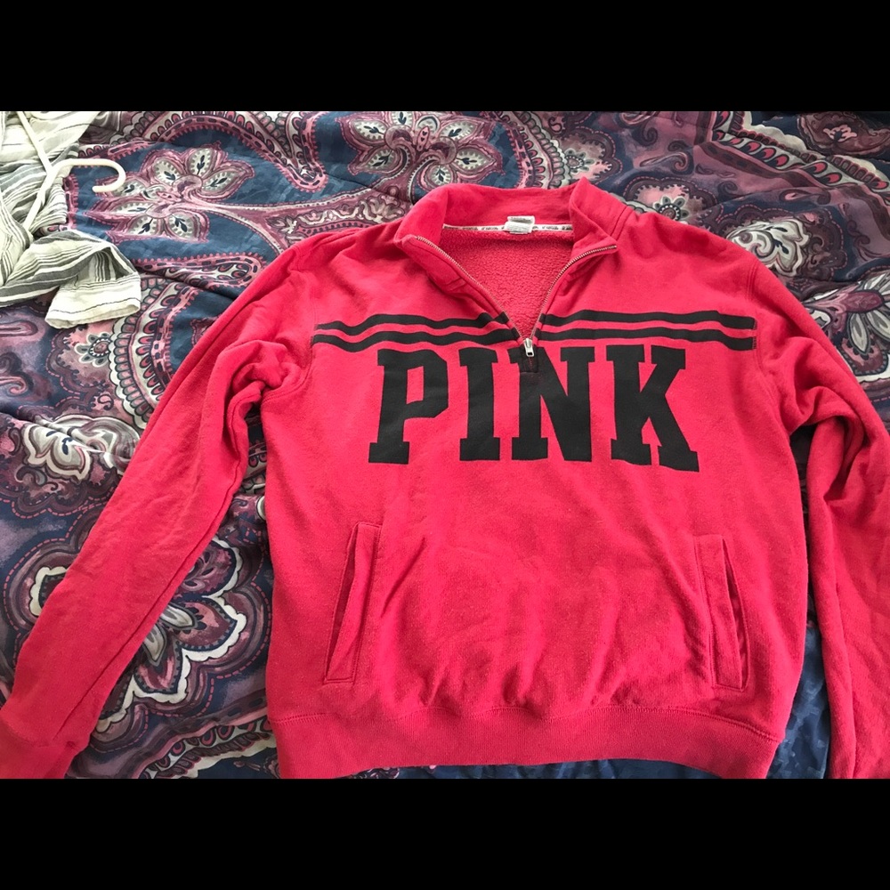 Victoria's Secret  Pink half zip