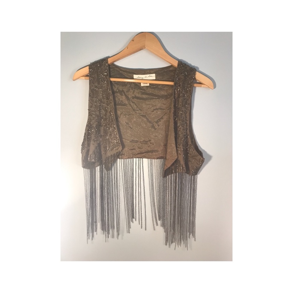 Staring at Stars • Beaded & Chain Boho Vest