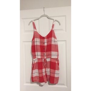 Plaid Romper