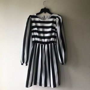 Xhilaration Striped Cocktail Dress Xhilaration Striped Cocktail Dress