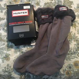 Hunter cable cuff welly socks,Size UK 3-5 / US 5-7