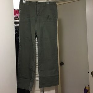 Dockers women size 12 khaki green cargo pants