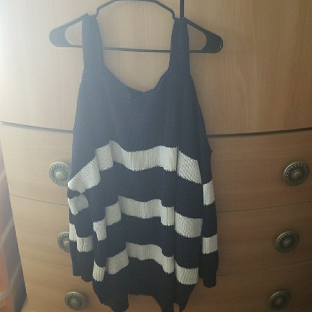 Cold Shoulder Sweater top