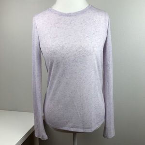 VS lightweight long sleeve top lavender Small