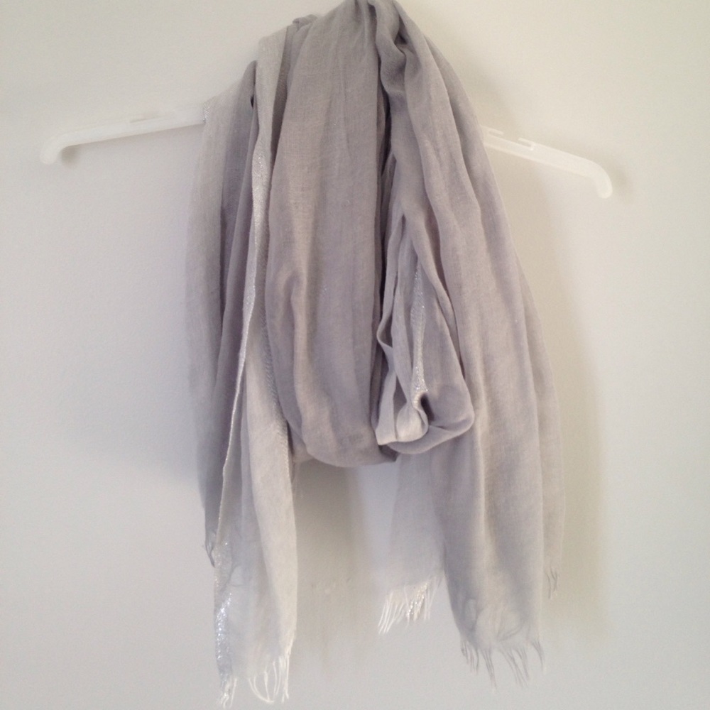 Silver scarf